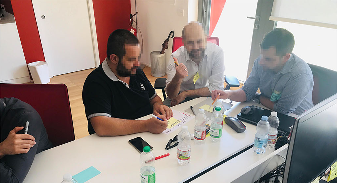 Collaborative sketching session